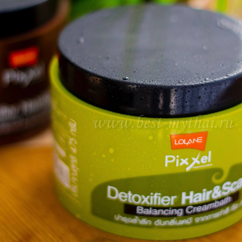 Питательная детокс-маска для волос, для баланса блеска и свежести, Lolane Pixxel Detoxifier Hair & Scalp, 475 мл.