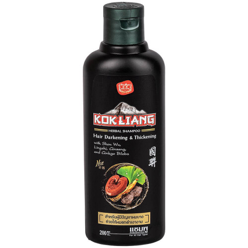 Безсульфатный шампунь для тёмных волос Kokliang, 200 мл.