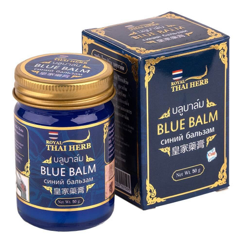 Синий травяной бальзам против варикоза,  Royal Thai Herb, 50 гр.