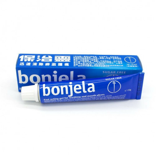 Гель Bonjela для снятия боли при прорезывании зубов, 15 гр.